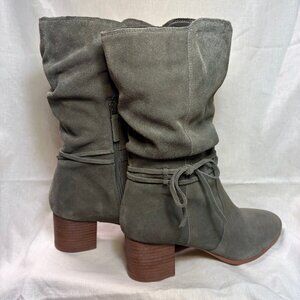 Women's Janine Suede Wedge Boots (Size 11)